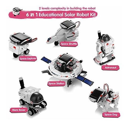 Solar Robot Toys 6 Em 1 Kits De Aprendizagem De Haste Educac - Imagem 9