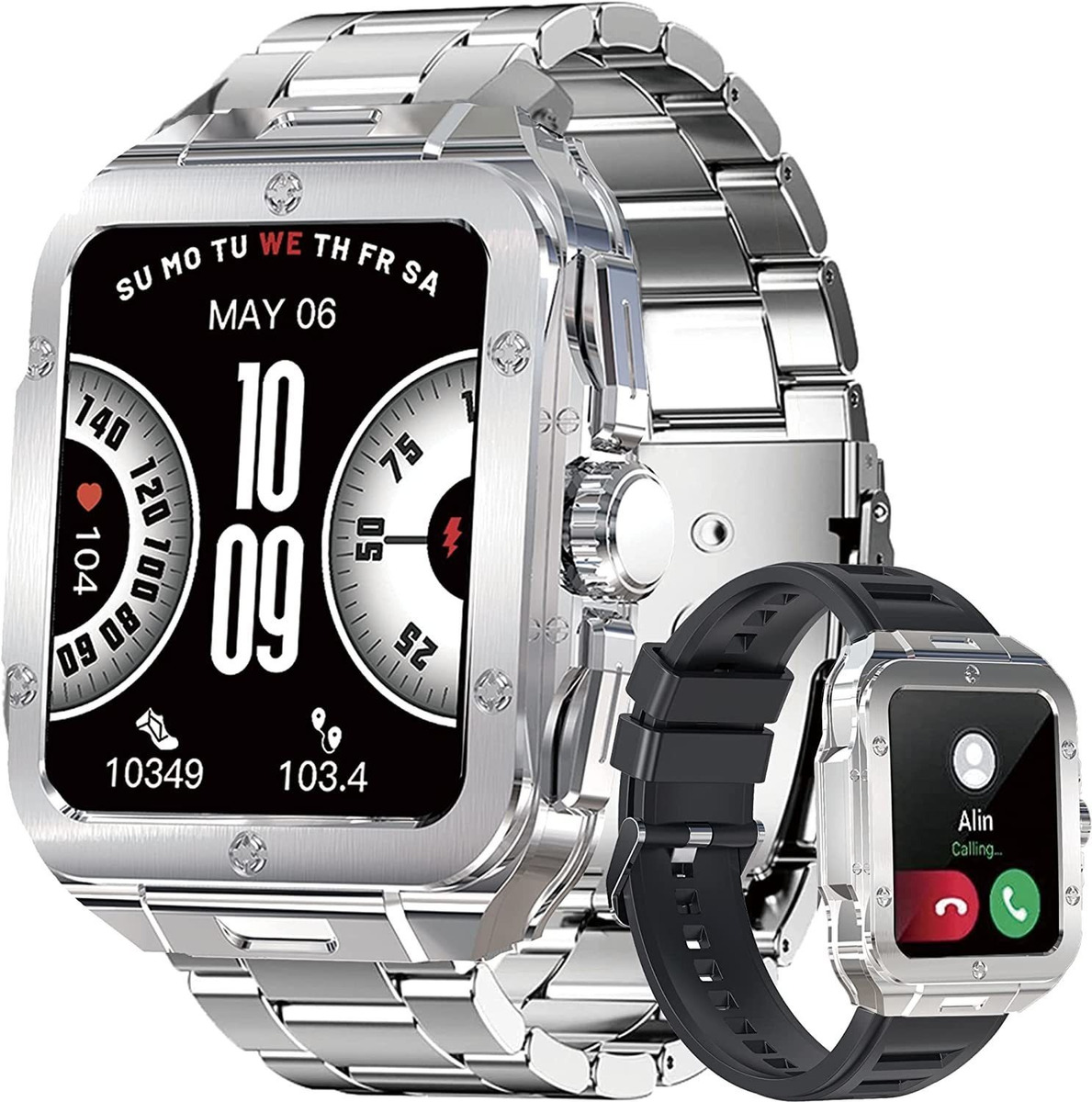 Smartwatch Para Homens Bluetooth Calling (receber/discar) - Imagem 8