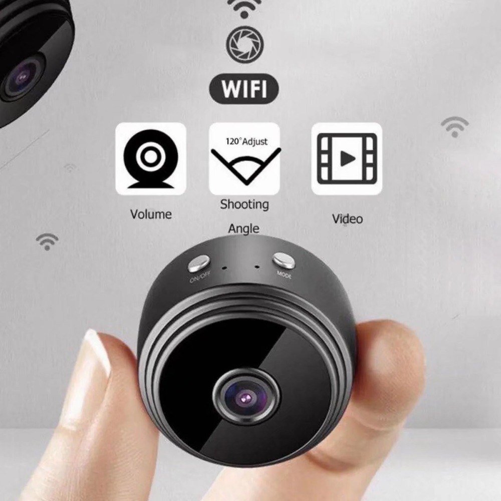 Minicâmera Espiã Discreta Microcâmera Espiã Wi-fi Externa - Imagem 5