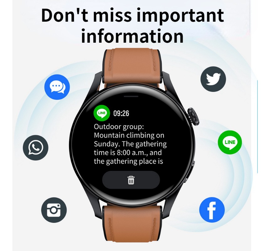 Temperatura Corporal Do Smartwatch Esportivo Lemfo - Imagem 5