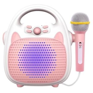 Lazhu Máquina De Karaokê Para Crianças Brinquedos Cantantes