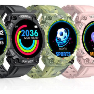 Kit 5 Smartwatches Fd68 Tela Redonda Relógios Atacado