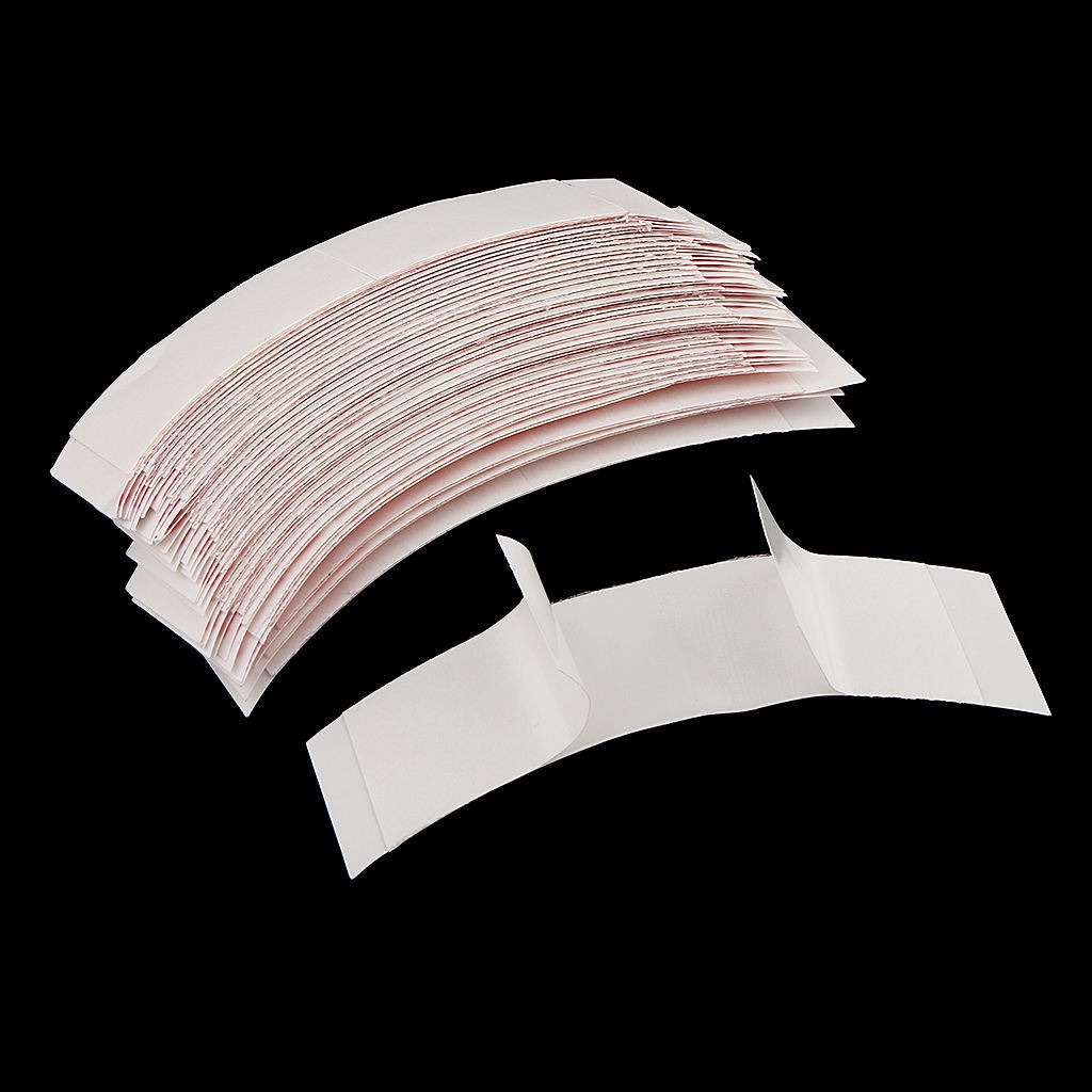 Pacote De 4 X 36mmmm De Peruca De C Curva Tiras Adesivas De - Imagem 7