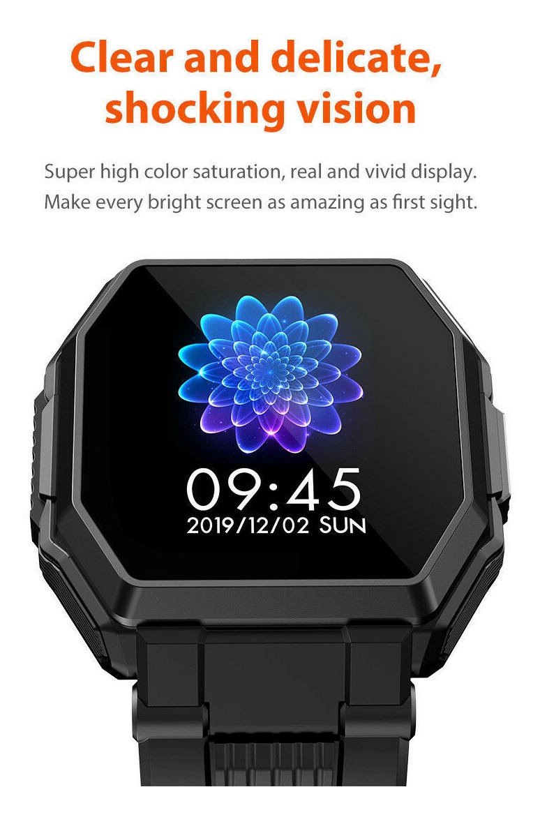 Smartwatch Esportes Ao Ar Livre Heart Rate Fitness - Imagem 7