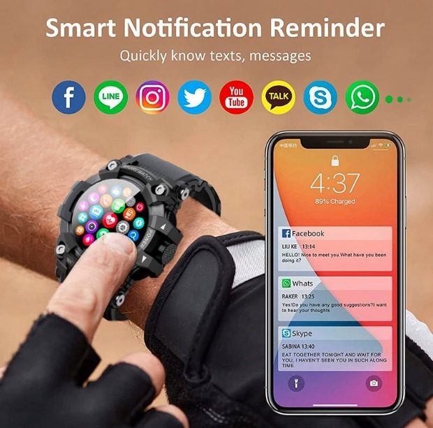 Smartwatch Esportiva Ar Livre - Imagem 4