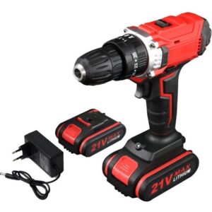 Parafusadeira Furadeira 21v Profissional 1 Bateria Sem Fio1