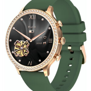 Smartwatch Esportivo Waterproof P/ Xiaomi Huawei Ios Mulher