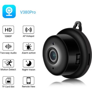 Mini Câmera Wifi Com Visão Noturna 1080p