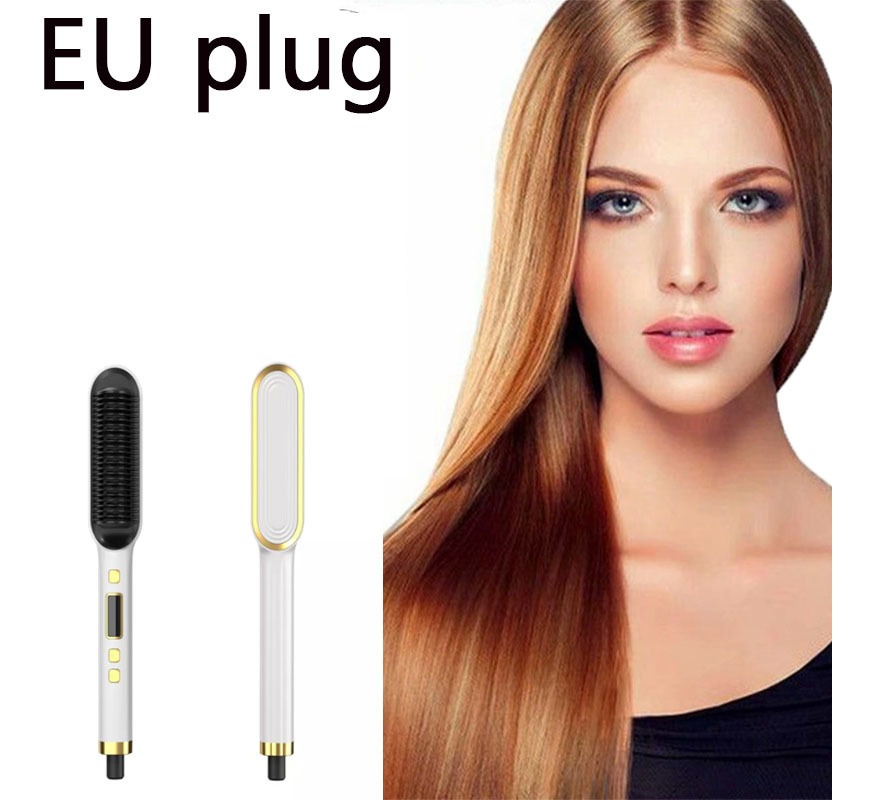 Básica Elegante Chapinha De Cabelo Escova Ânion Cabelo X1