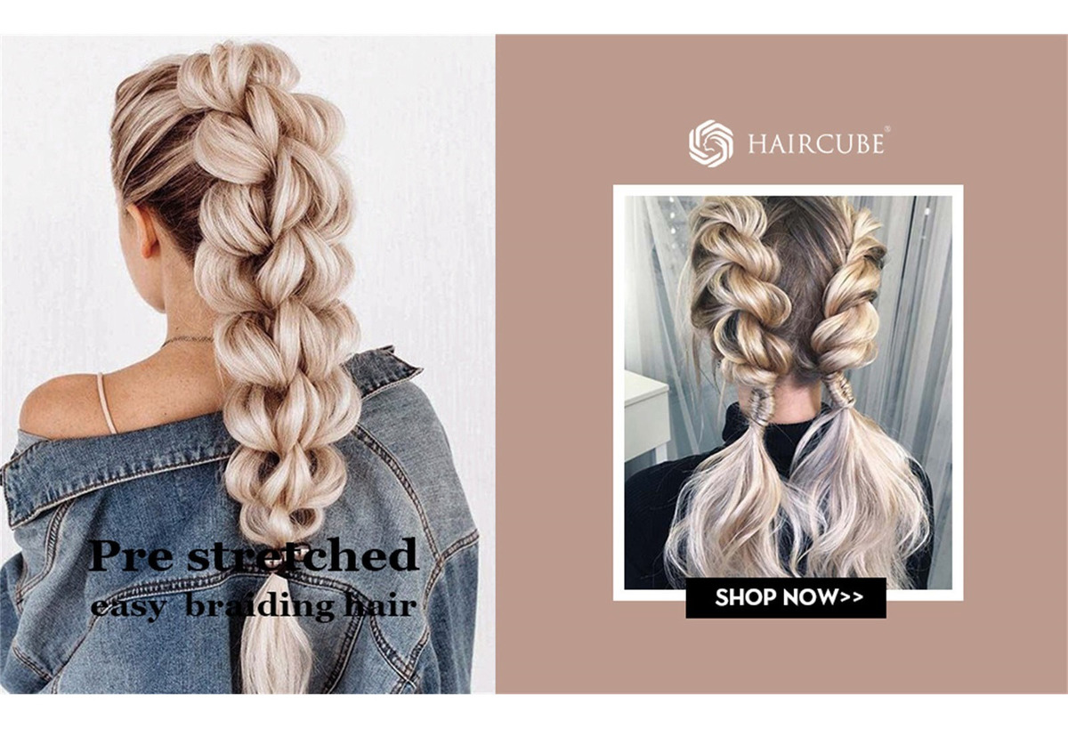 Peruca Um Cabelo De Cor De Gradiente Arco-íris Pré-esticado - Imagem 12