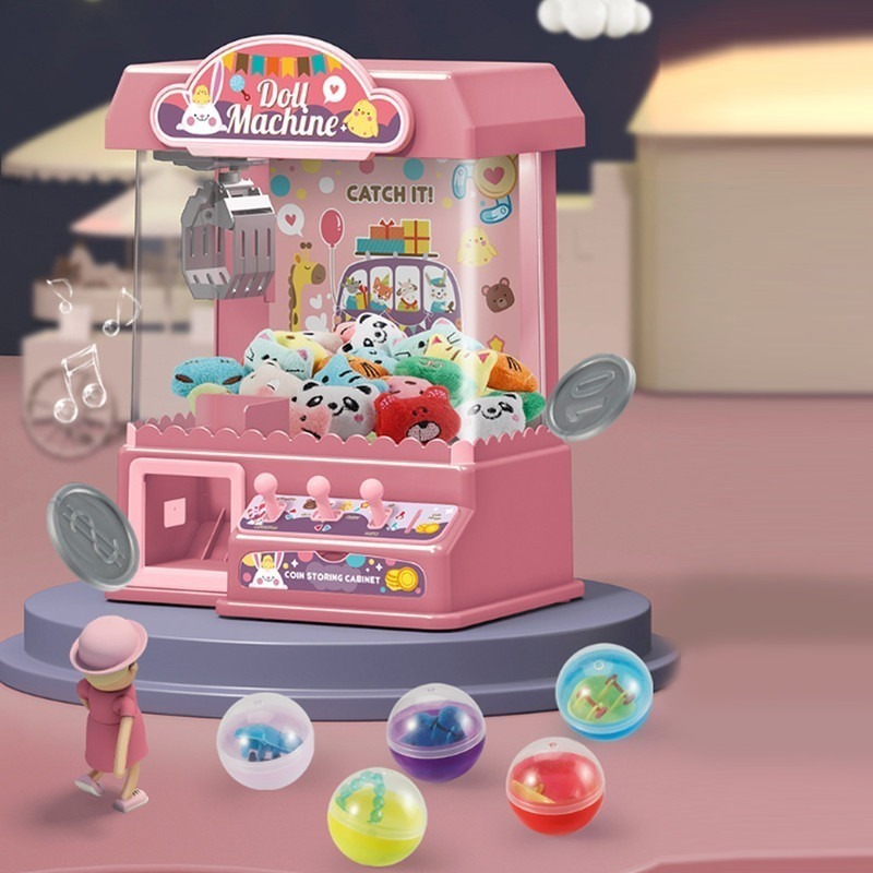 Boneca De Pelúcia Máquina De Garra Com Música E As Luzes. - Imagem 6