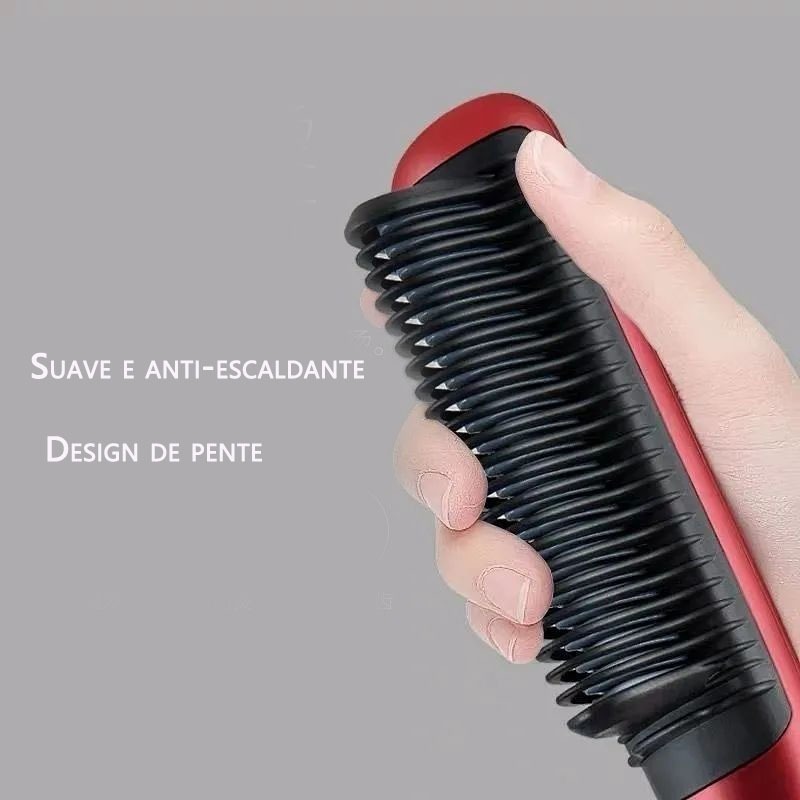 Escova Secadora Profissional Seca Alisa E Modela Cabelo Comb - Imagem 18
