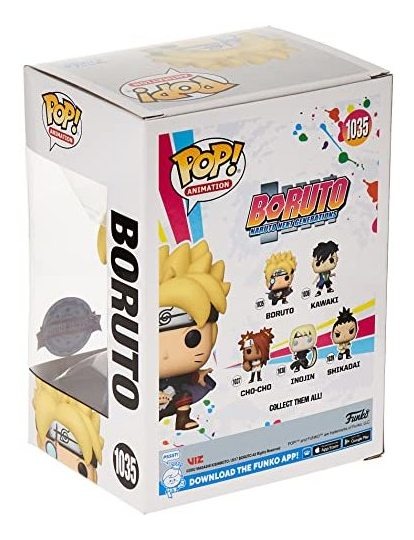 Boneco De Vinil Pop Boruto With Marks Glowinthedark - Imagem 4
