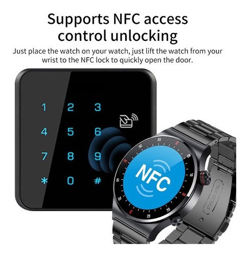 Smartwatch Lige Bluetooth Nfc Men Sport À Prova D'água - Imagem 10