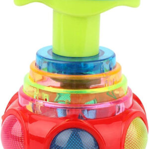 Brinquedo Infantil Shining Music Spinning Top