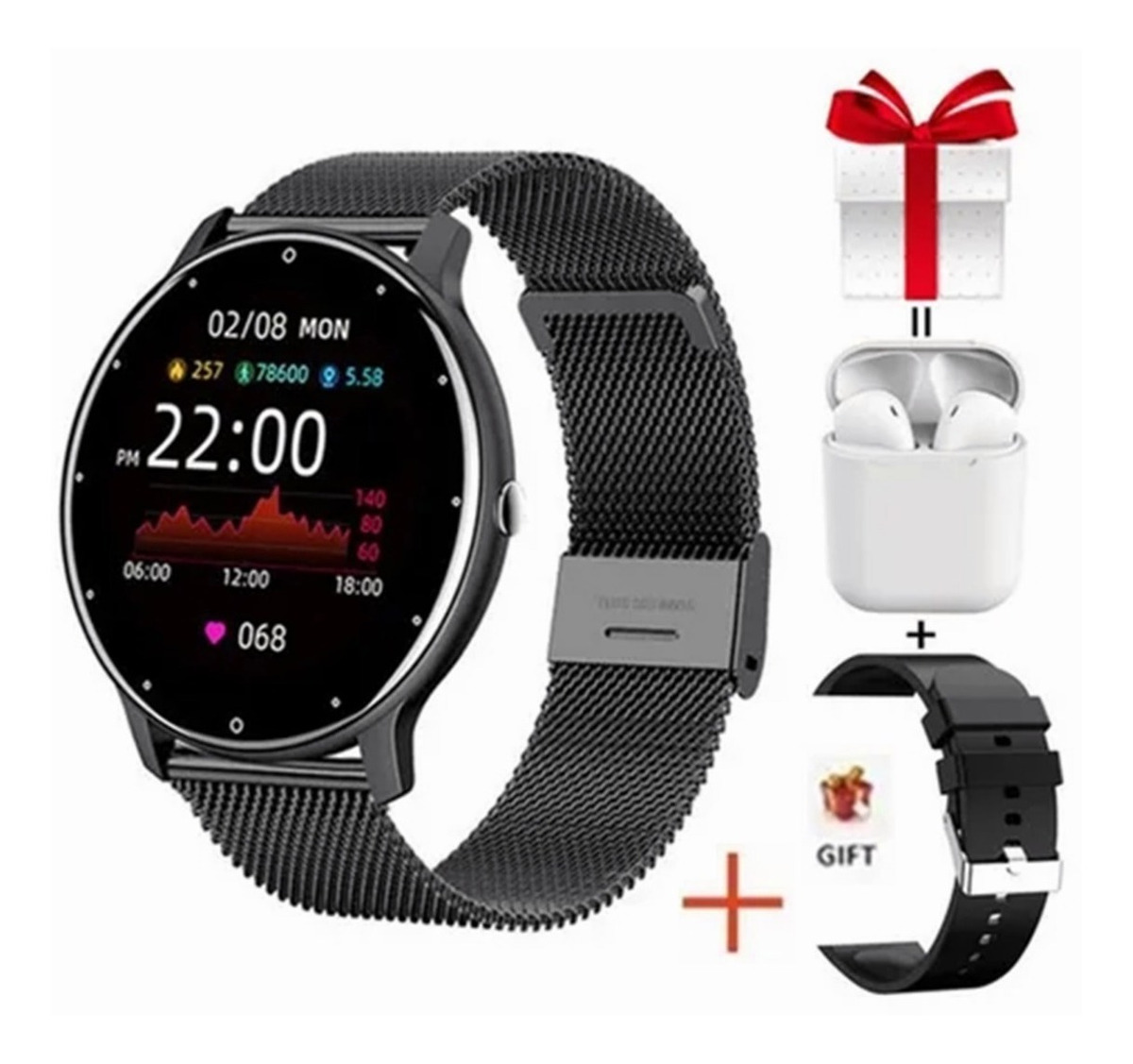 Para Xiaomi Huawei iPhone Zl02 Smartwatch À Prova D