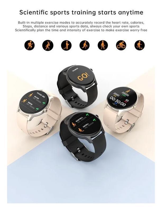 Para Xiaomi Huawei Smartwatch Senhoras Esportes 1 - Imagem 3