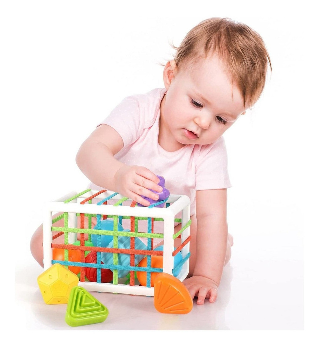 Cubo Sensorial De Habilidades Motoras Montessori Toy