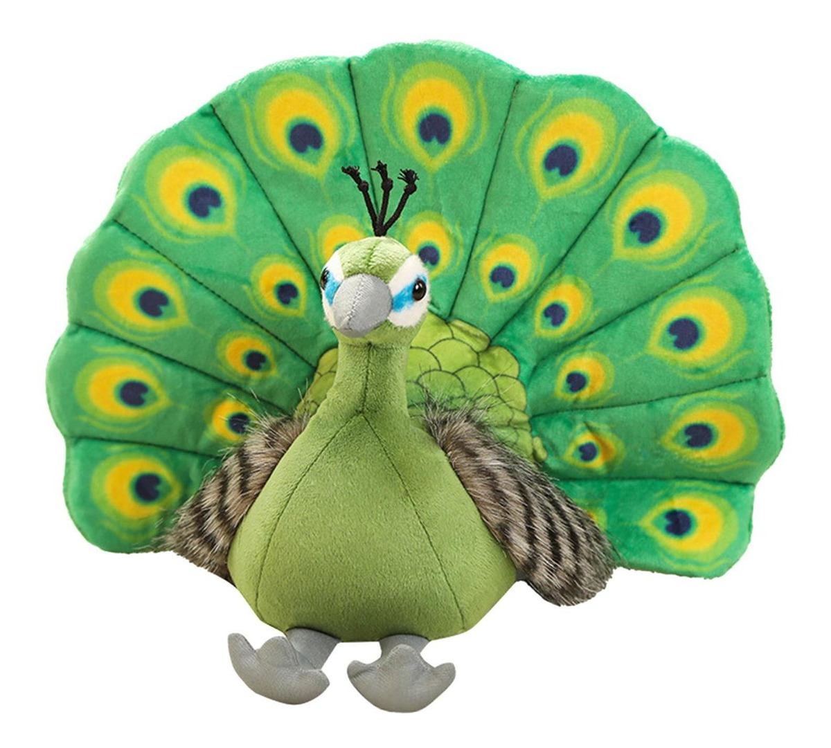 Simulação Suave Boneca Animal Pelúcia Pp Algodão Pavão - Imagem 12