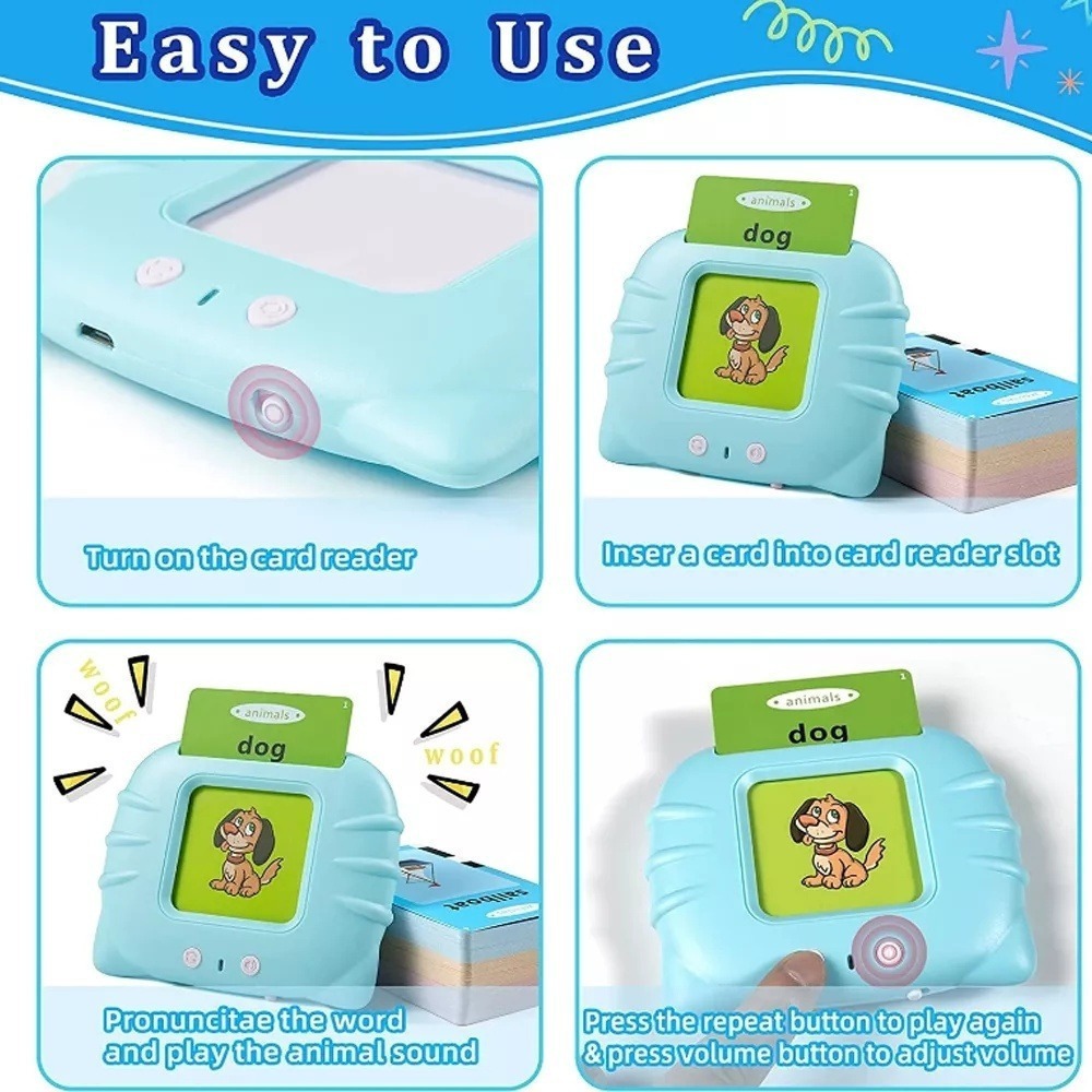 Cardkids Educacional Aprender Inglês 224 Palavras Infantil - Imagem 2