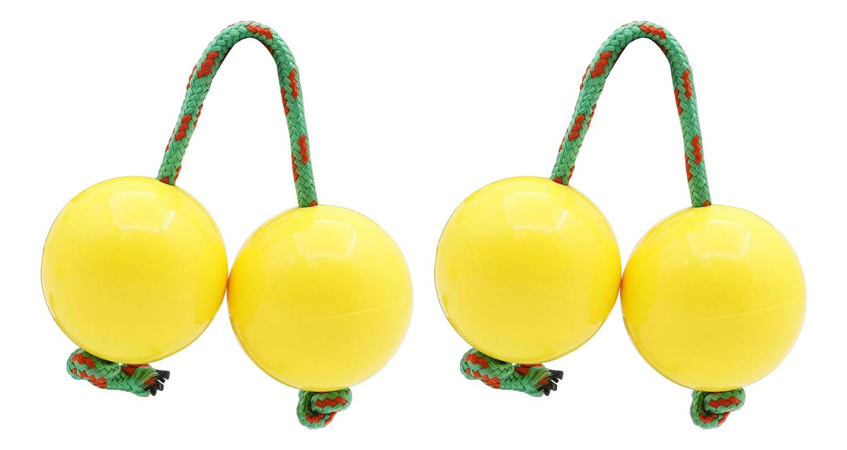 2 Pçs Bola De Musical Tambor Bola Kashaka Instrumento - Imagem 10
