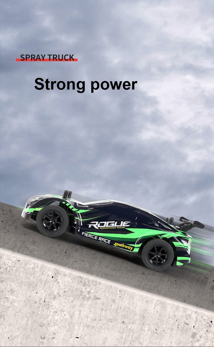 Carro De Brinquedo Rc Spray Drift Carro De Corrida 3002a - Imagem 14