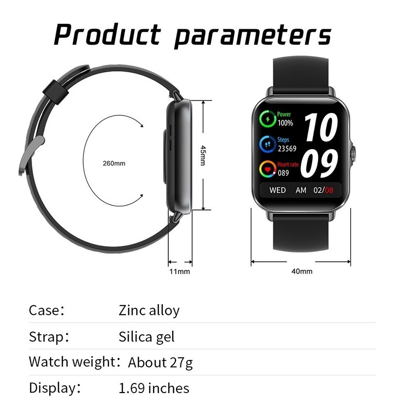 Smartwatch Smartwatch Masculino Bluetooth Call 1.69 - Imagem 10