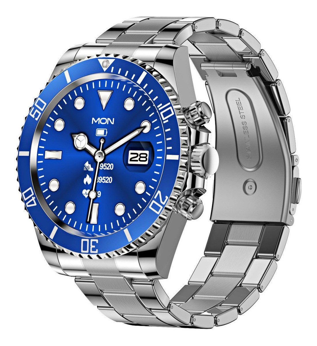 Smartwatch Bluetooth Lokmat Aw12 Inoxidável - Imagem 12