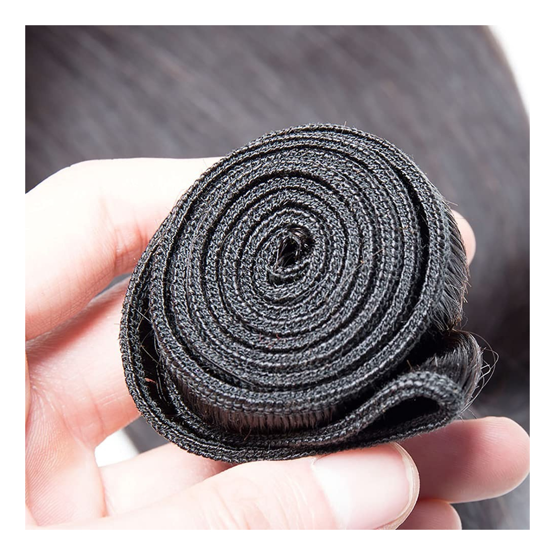 Aplique De Cabelo Humano Da Onda De Água De 65cm 100g - Imagem 4