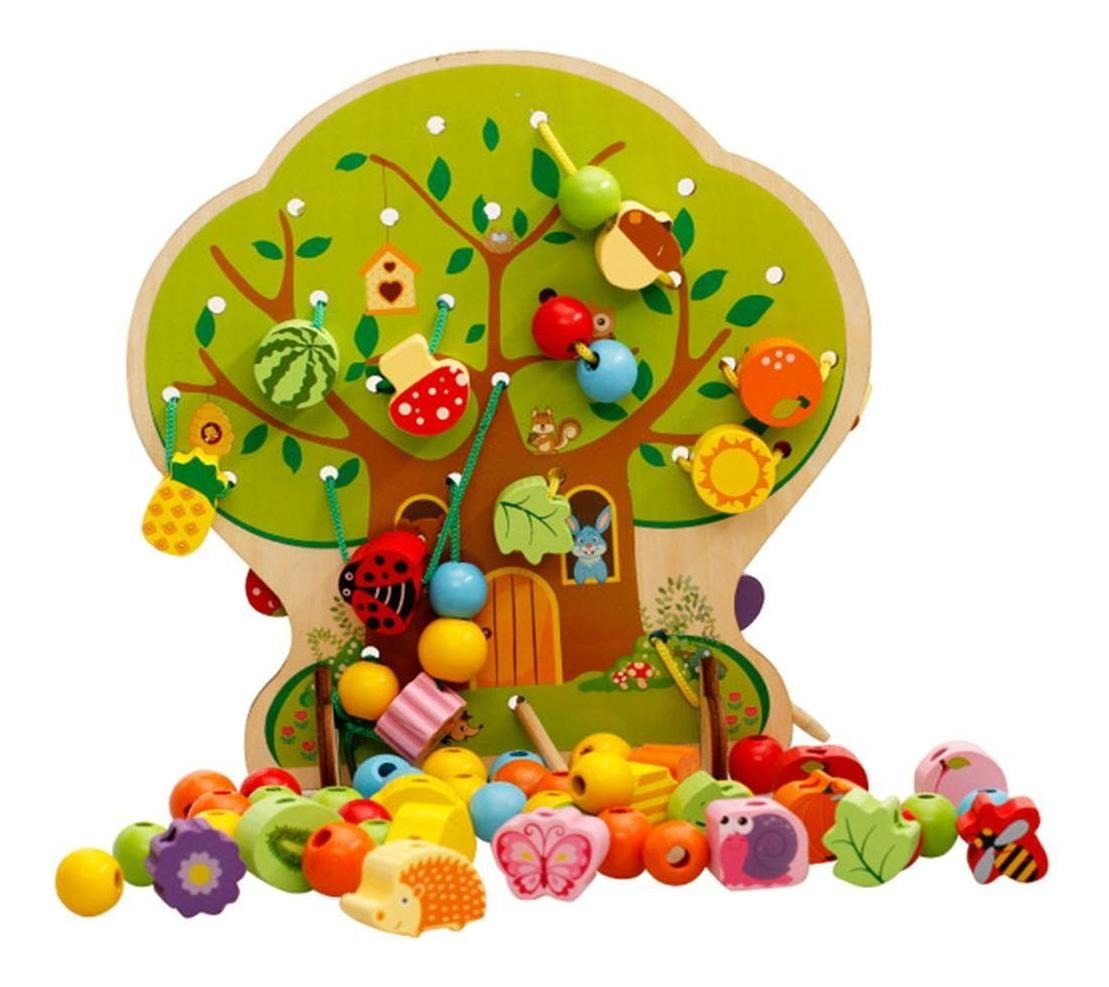 Brinquedos Educativos Matemáticos De Madeira Para Frutas - Imagem 6