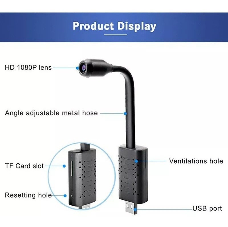 Mini Camera Infravermelho Visão Noturna Wifi Hd 1080p Ylt077 - Imagem 3
