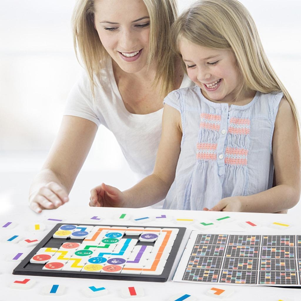 Jogo De Correspondência De Rota De Madeira Brinquedos De - Imagem 8