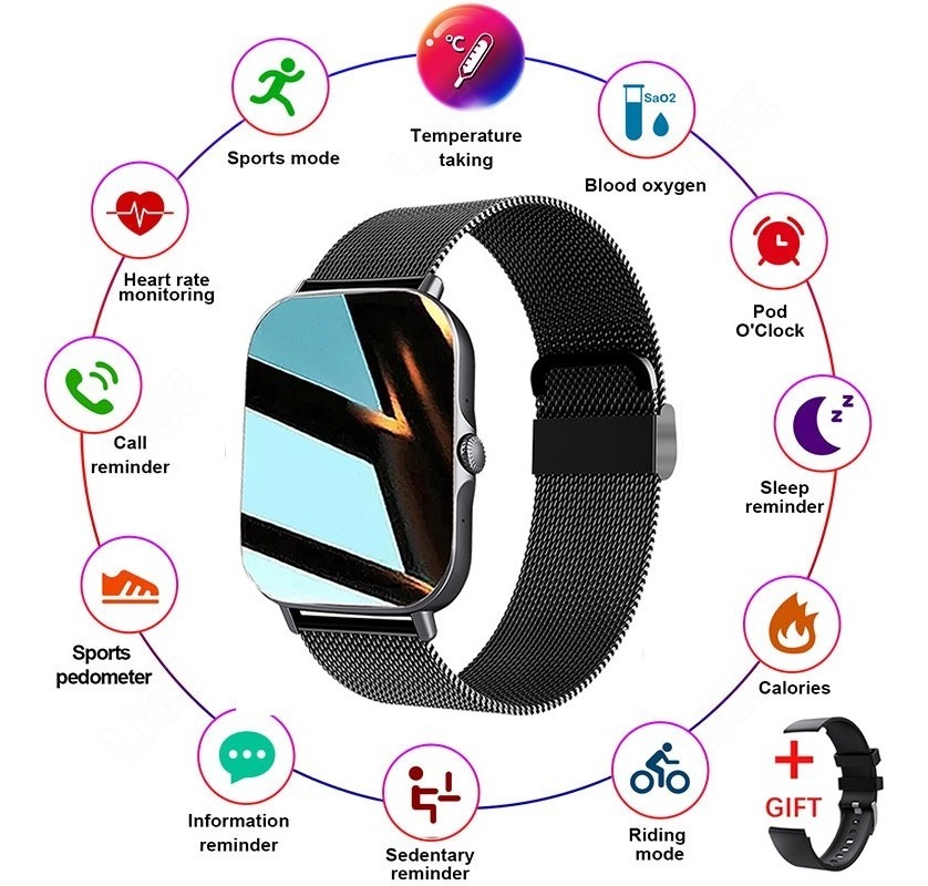 Smartwatch Bluetooth Esportivo À Prova D'água - Imagem 19