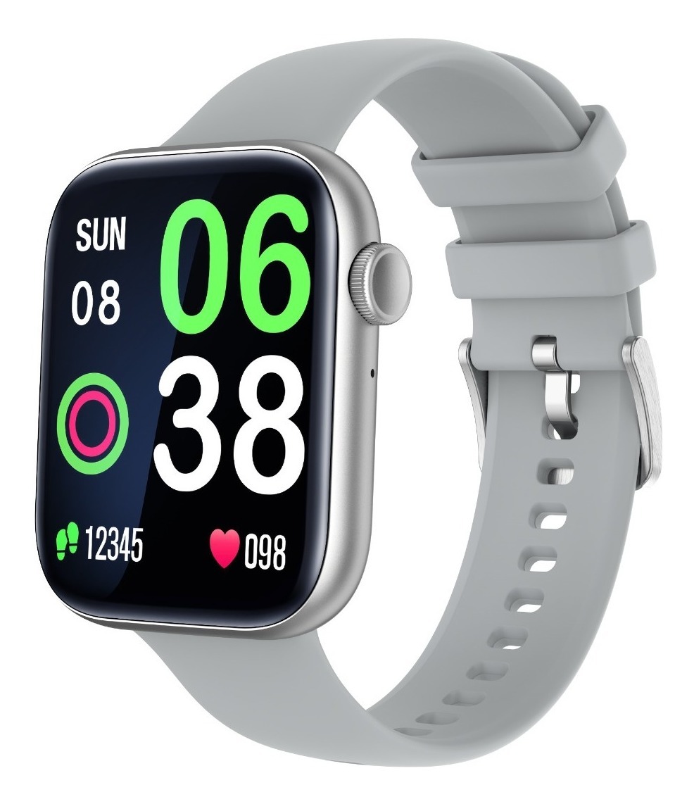 Smartwatch Impermeável Com Bluetooth Rosa Sobre Cinta Preta - Imagem 26