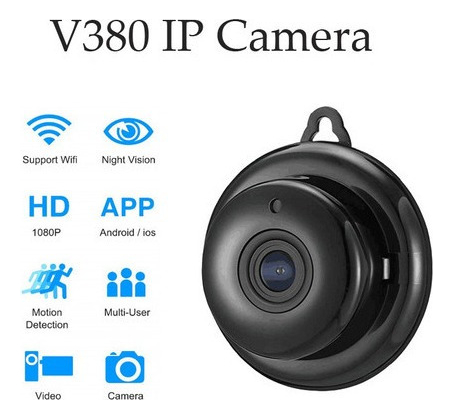 Câmera Ip Mini Câmera Bebê Wifi Hd 1080p Visão Noturna - Imagem 2