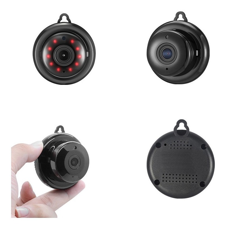 Mini Câmera Ip Wifi Conexão V380 Hd 1080p Infravermelho - Imagem 7