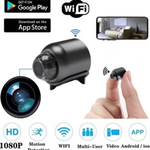 Minicâmera Espiã Wifi 1080p Filmadora Segurança Doméstica