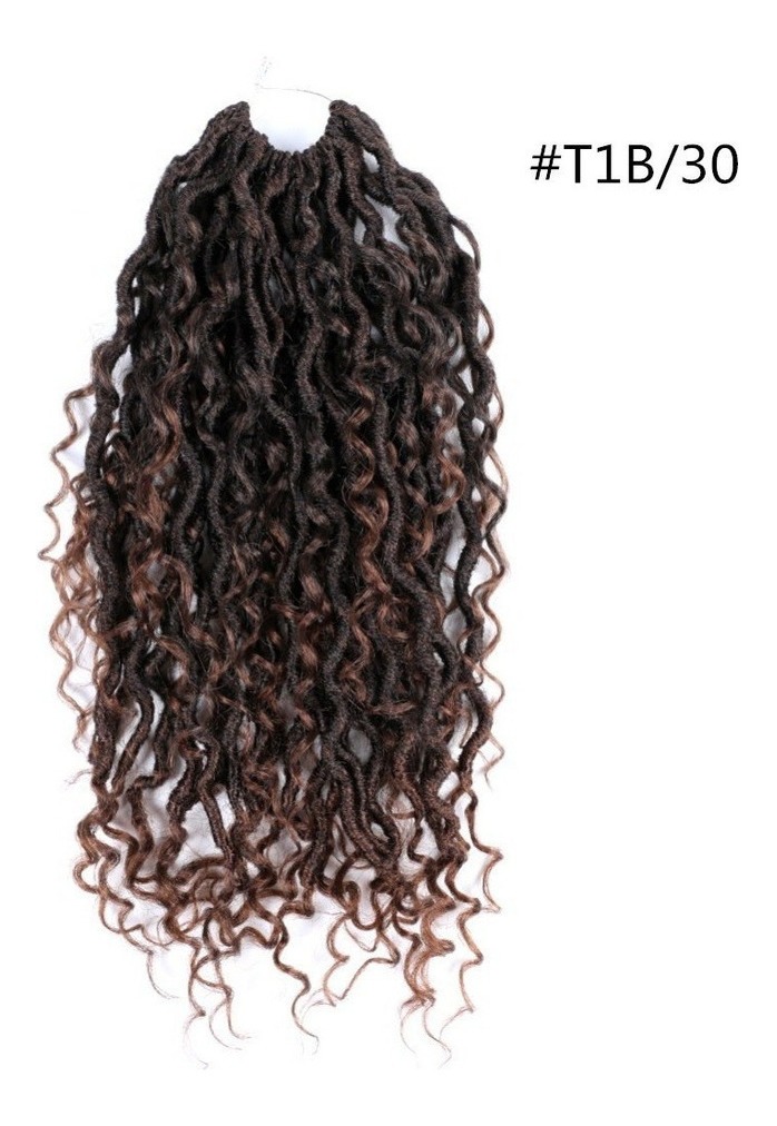 Crochet Cabelo Peruca Tranças Sintéticos Extensão Da Trança - Imagem 2