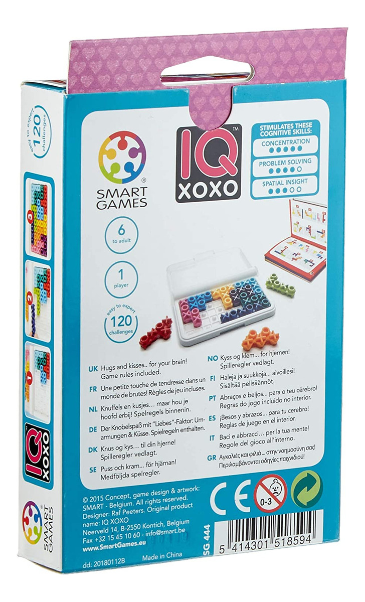 Desafios Do Smartgames Iq Xoxo 120 - Imagem 5