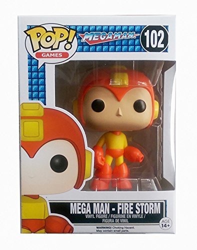 Vinil Variante Exclusiva Da Funko Pop Games Mega Man Fire St