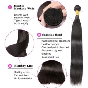 Aplique Cabelo Liso Com Natural Humano Brasileiro 50cm 100g