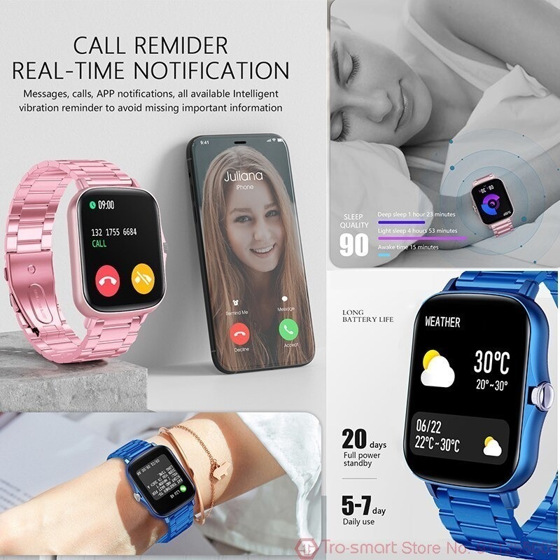 Smartwatch Para Mulheres Para Android Ios Smart - Imagem 4