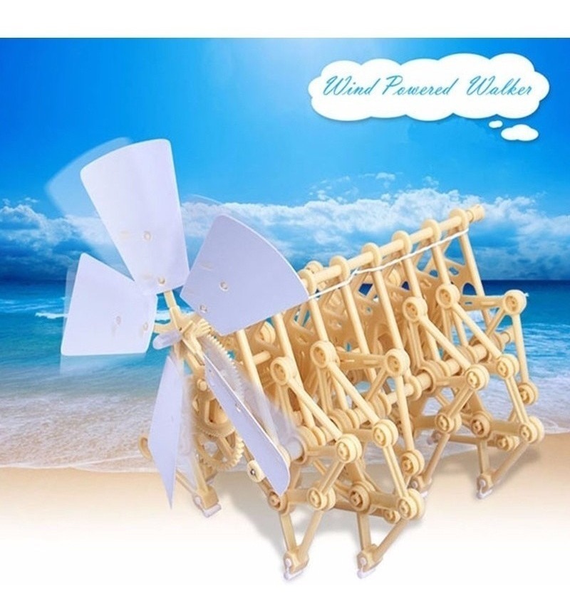 Modelo De Montagem Diy Da Walker Strandbeest Movido A Vento - Imagem 4