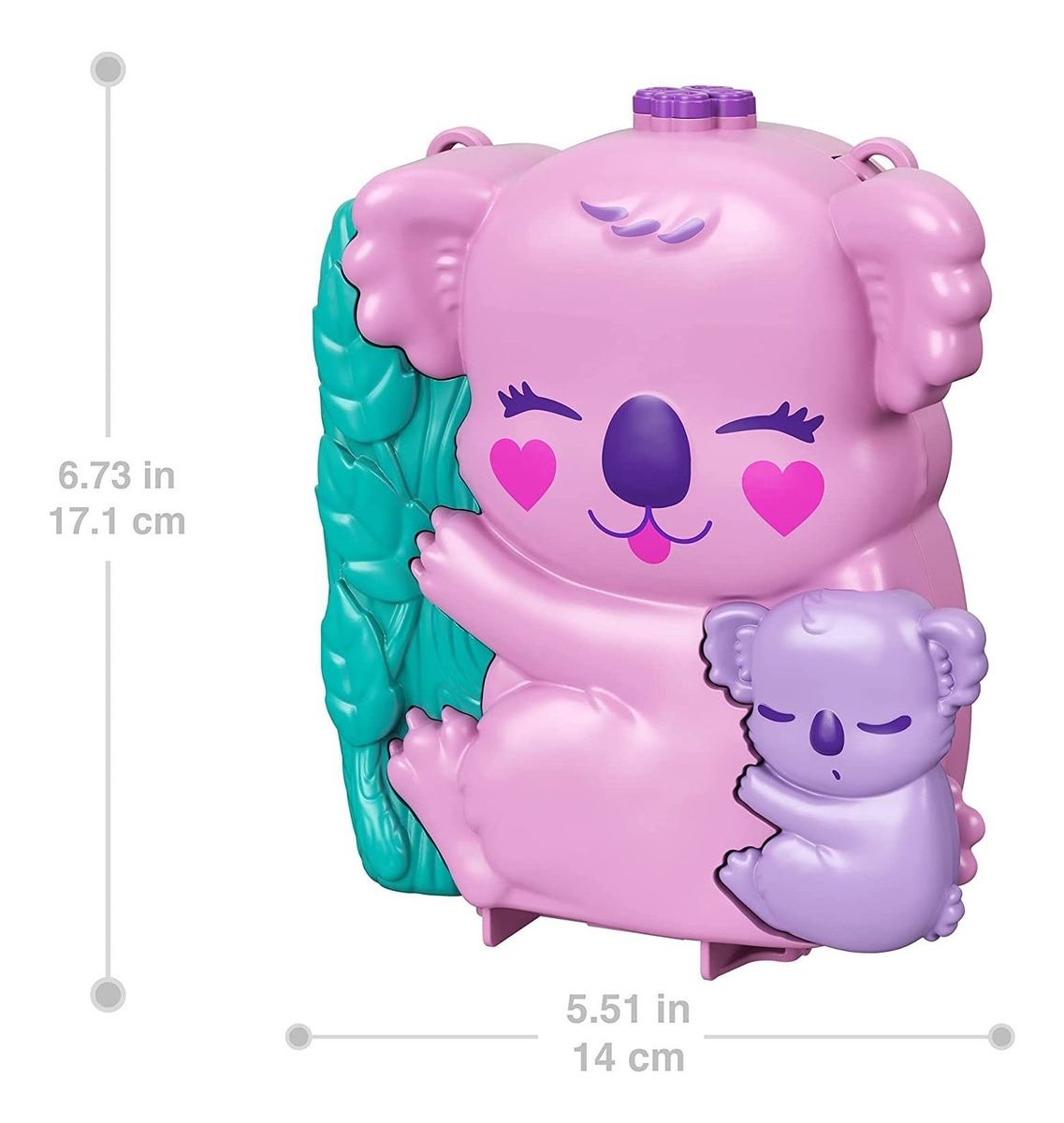 Bolsa Polly Pocket Koala Adventures Compacta Com - Imagem 7