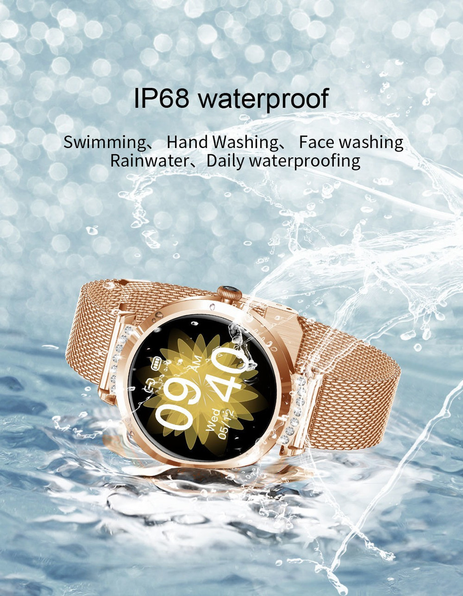 Smartwatch Para Mulheres Ladies Sports Fitness Trac - Imagem 3