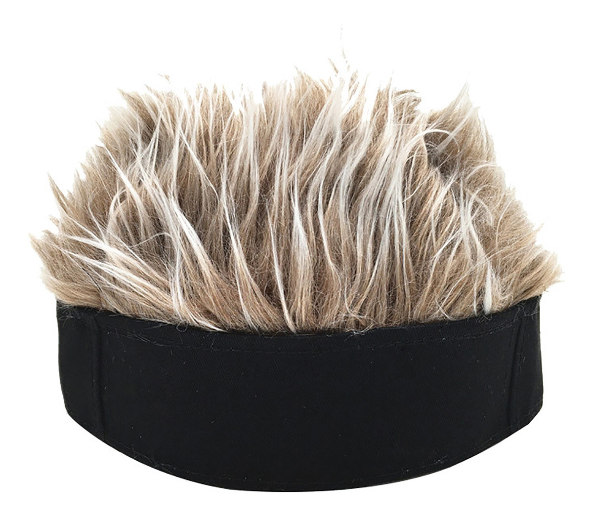 Chapéu Masculino Retrô Curto Peruca Cosplay Cabelo Falso - Imagem 5
