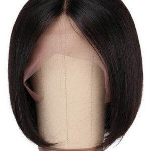 Peruca Natural Cabelo Humano Curto Bob Liso 25cm.