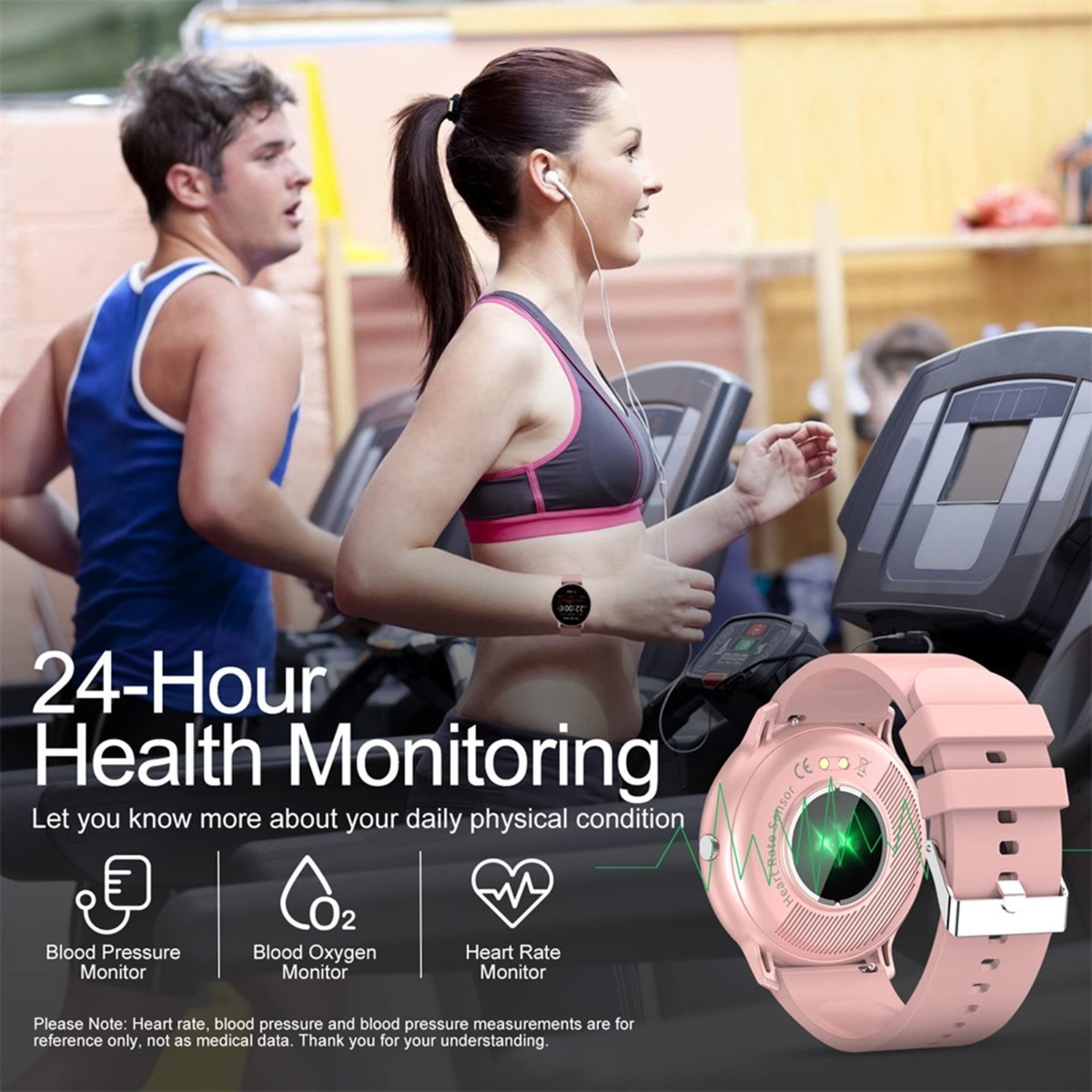Relógio Inteligente Filiekeu Fashion Bluetooth Esportivo Par - Imagem 11