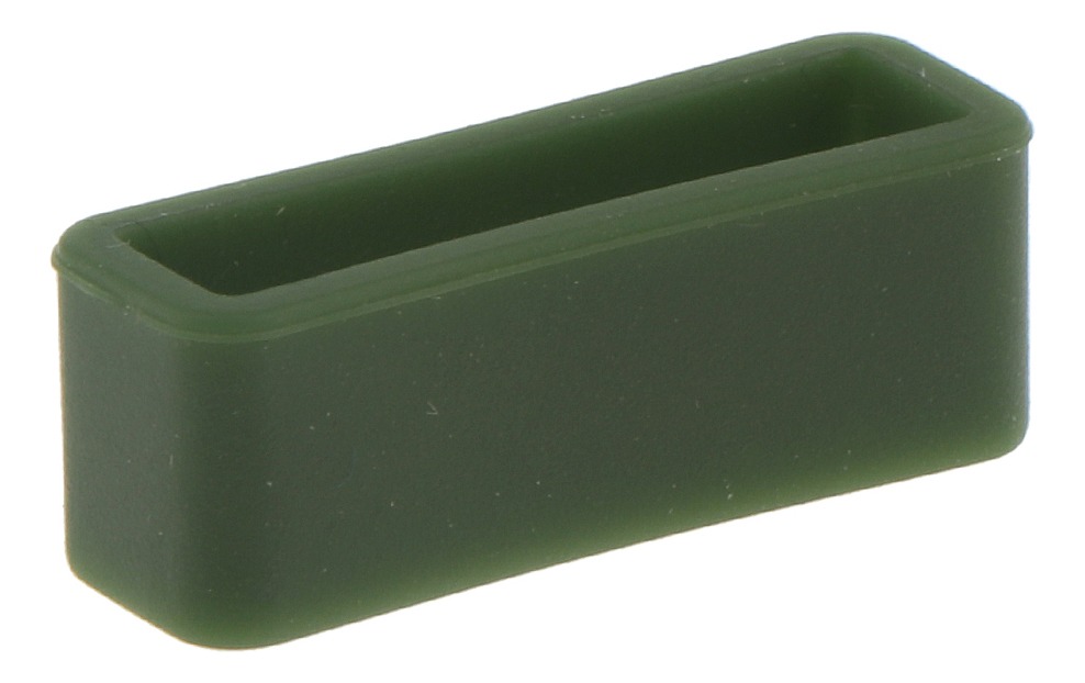 Presilhas De Pulseira De Borracha De Relógio Verde Escuro - Imagem 8