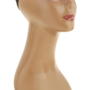 Bust Peruca Cabeça Stand Modelo Chapéus Costura Preta